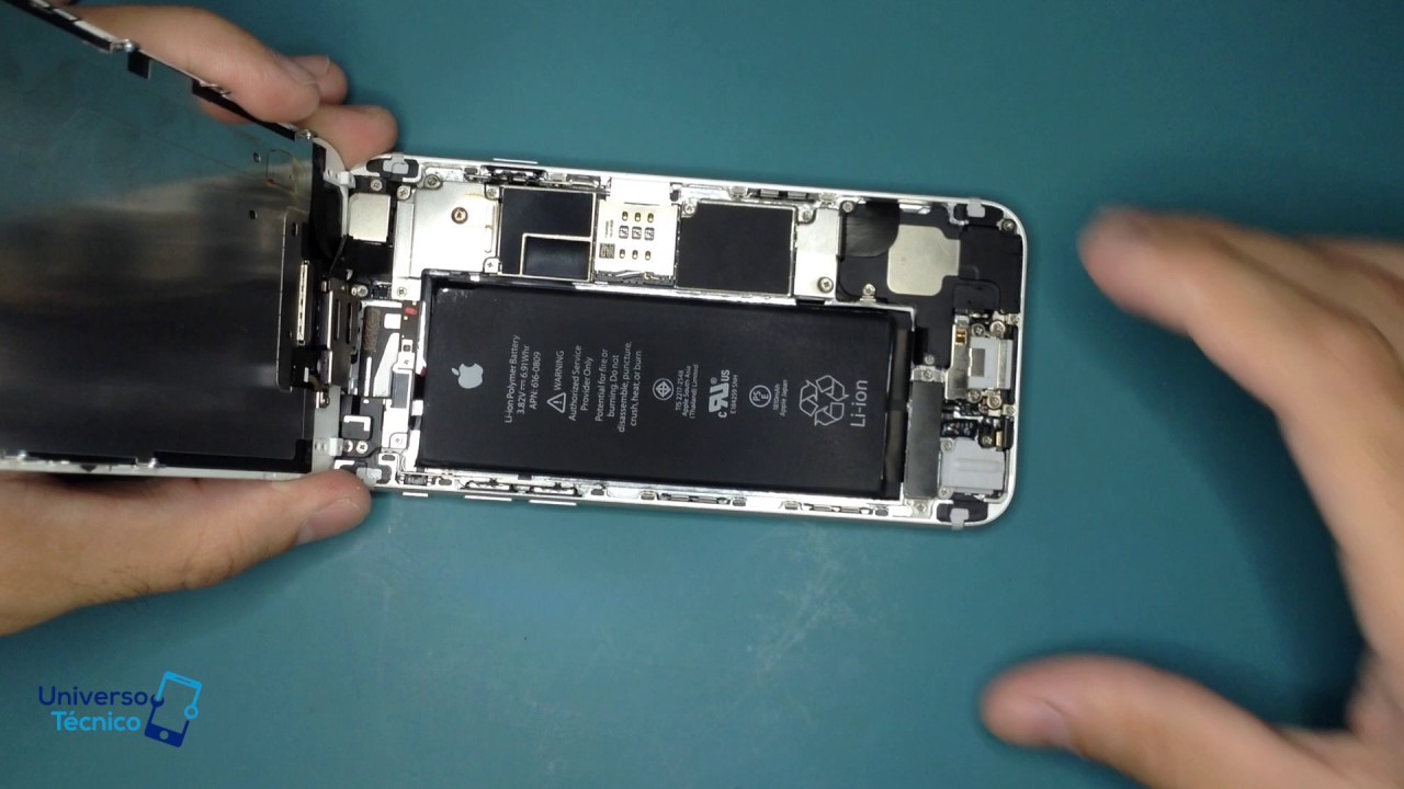 Como abrir e tirar a tela do iPhone 6 e 6S - YouTube