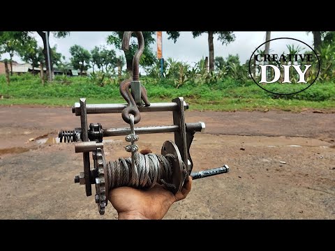 Video Làm tời quay tay từ nhông xích xe máy cũ @CreativeDIY - youtube