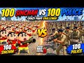 😱🔥Shinchan vs Godzilla Monster Army Insane Fight in Indian theft aura simulator
