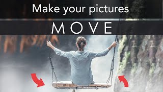 How to create a MOTION PICTURE easily? Parallax Effect