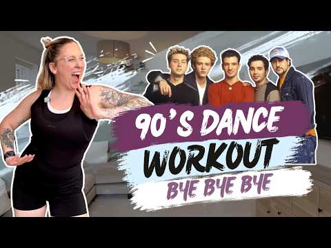 🔥 5 MINUTE 90s/00s BOYBAND DANCE WORKOUT 🔥 | Full Body Dance Cardio with MoveFit Mama Fitness