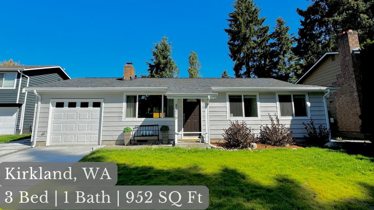 Kirkland Home Tour - Charming Remodeled 3-Bedroom Rambler