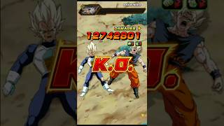 EZA LR SSJ Goku & Vegeta K.O. Screen 1 @dokkanworld