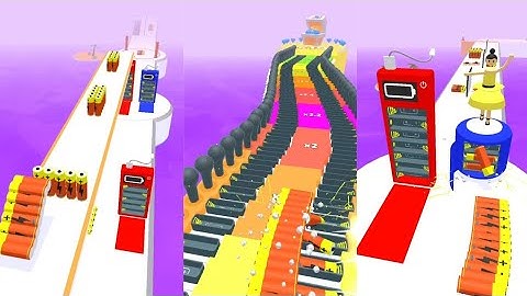 Battery 🔋 Run Game | Level 35-36 Satisfying Gameplay Walk-through #games #gaming #batteryrun #game