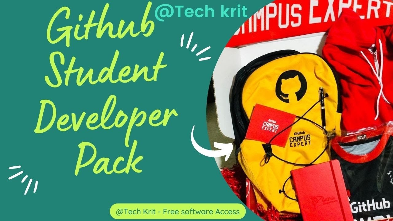 GitHub Student Developer Pack By Tech Krit - YouTube