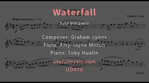 Waterfall for flute and piano
