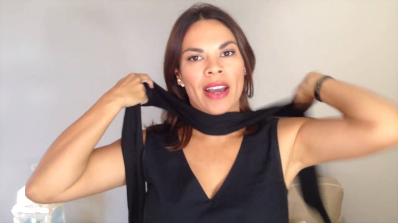 How to wear the Skinny Scarf YouTube