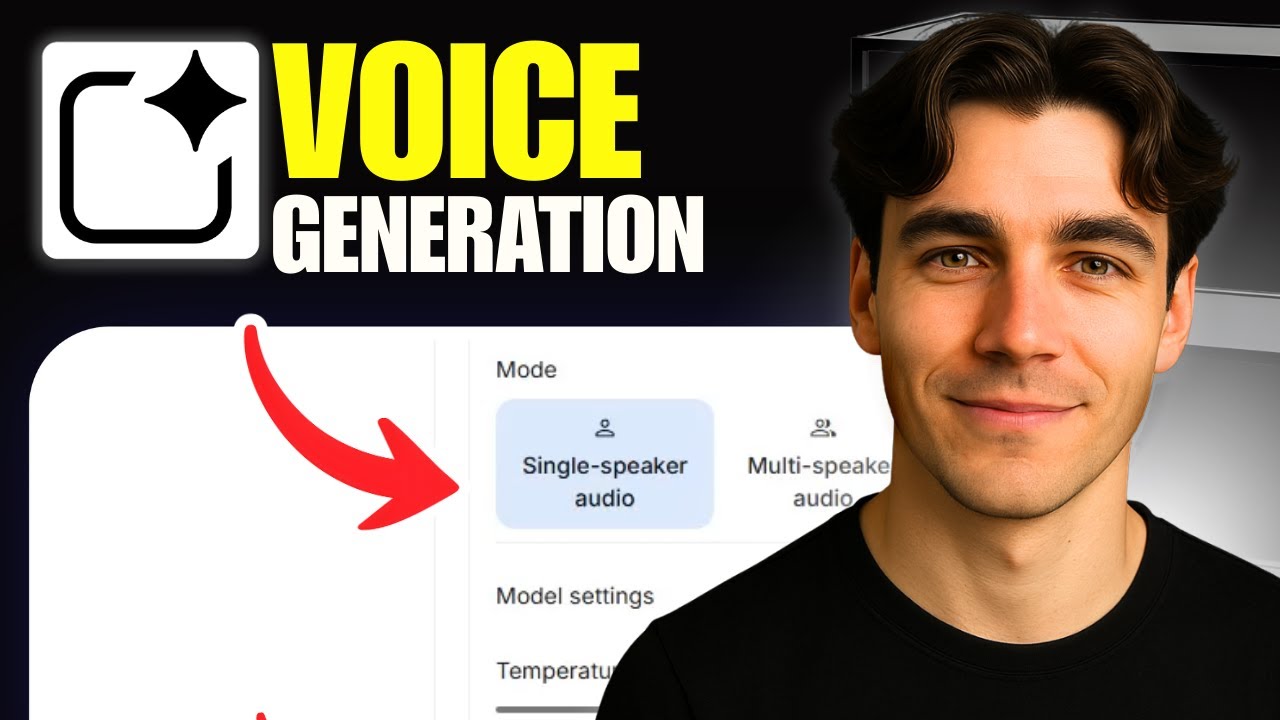 Google AI Studio voice generation tutorial thumbnail
