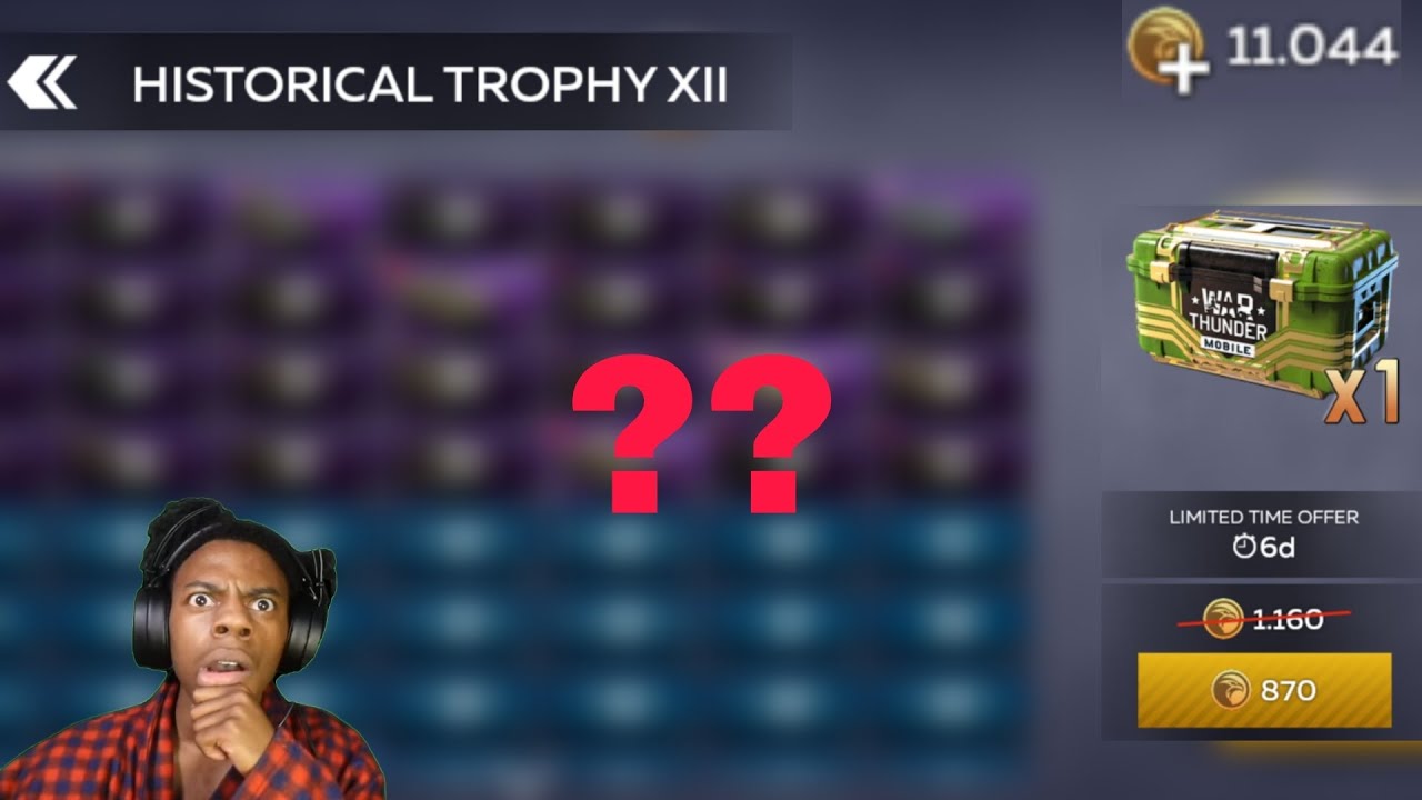 HISTORICAL TROPHY XII - WAR THUNDER MOBILE...