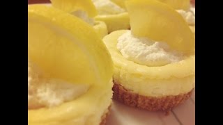 Mini Lemon Cheesecakes