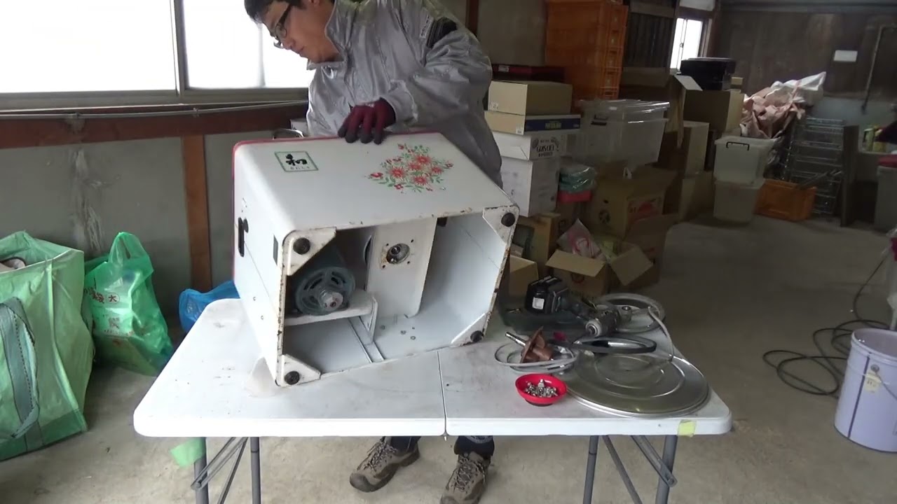 スクラップ検証003 餅つき機