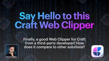 Say Hello to The First Third-Party Web Clipper Browser Extension for Craft
