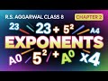 Exercise 2A | R.S. Aggarwal Class 8 Maths | Exponents | Q No 4 to 10