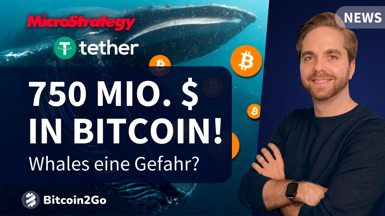 750 Mio. $ in BITCOIN? – Whales gehen ALL-IN, Binance Bankrun & Litecoin Halving | Krypto News