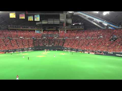2014年10月5日　引退試合の稲葉ジャンプ