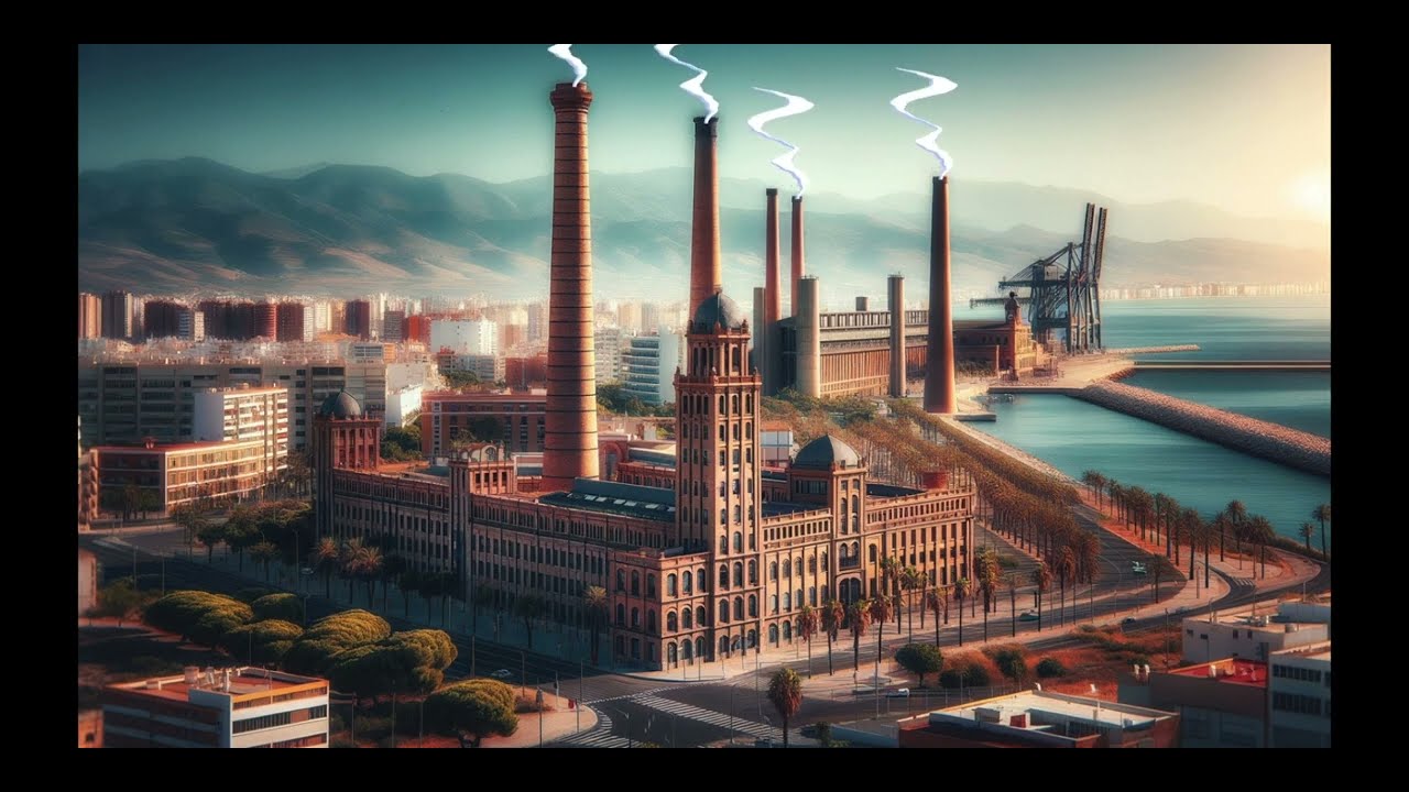 Reinterpretación de la Málaga Industrial con IA YouTube