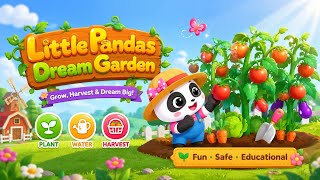 🐼 Little Panda's Dream Garden Adventure 🌱 | Fun Farming & Harvest Game for Kids screenshot 3