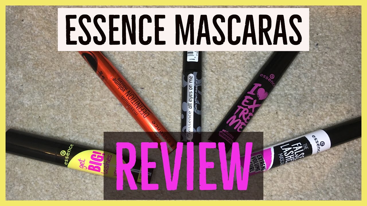 ESSENCE MASCARAS Review YouTube