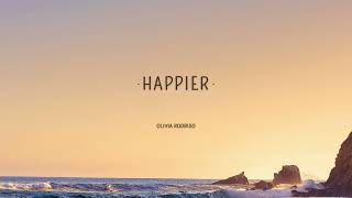 Olivia Rodrigo - I hope you're happy (Happier) (Lyrics)