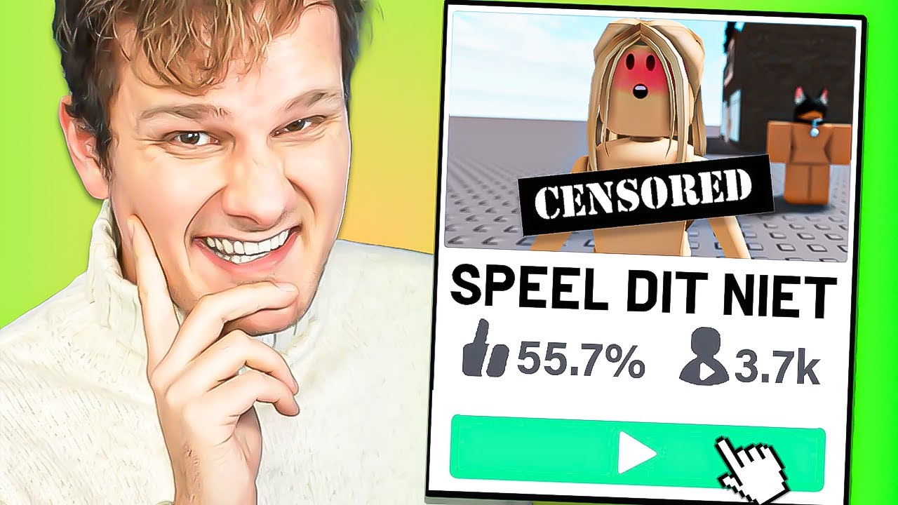 Ik speel de RAARSTE ROBLOX GAMES!