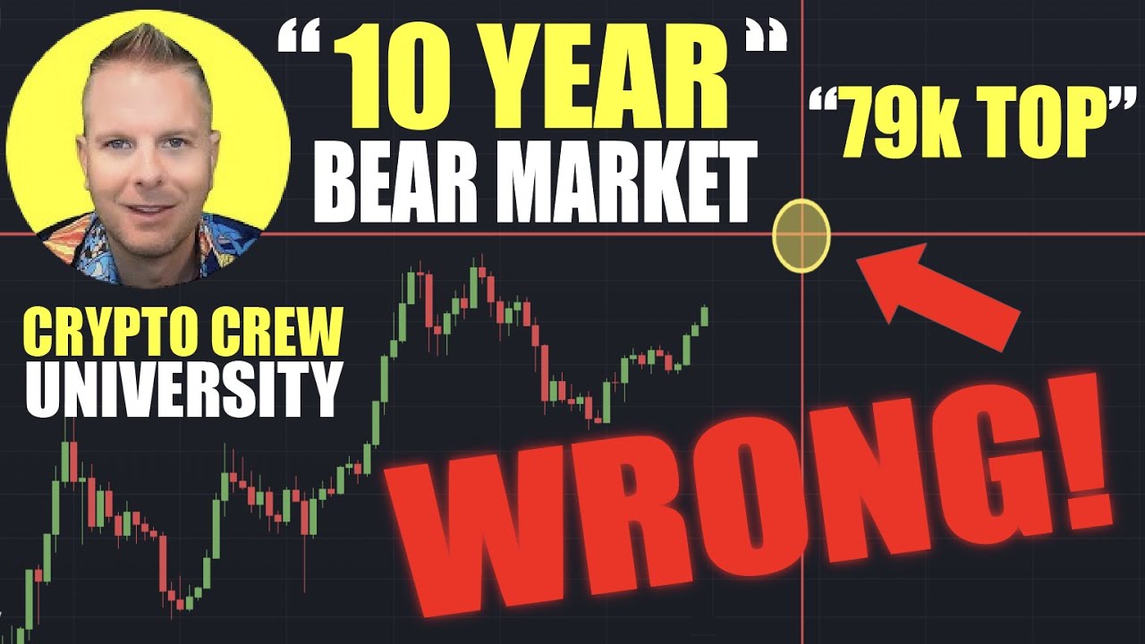 Bitcoin: $79k Top & A 10 YEAR Bear Market? - Crypto Crew University  DEBUNKED! (BTC)
