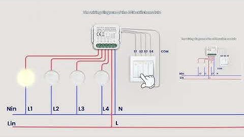 Tuya Wifi Smart Light Switch Module Supports 2 Way Control, App Remote