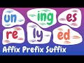 How to explain affixes prefixes suffixes  english grammar lessons