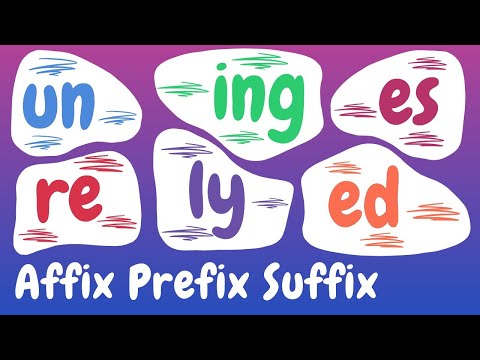 How To Explain Affixes, Prefixes, Suffixes? | English Grammar Lessons