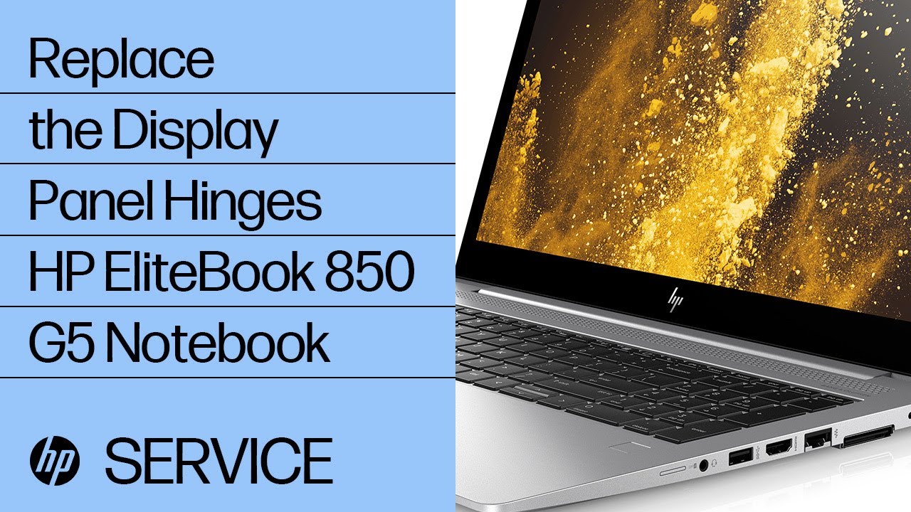 troubleshooting trailer lights How to Replace the Display Panel Hinges | HP EliteBook 850 G5 Notebook