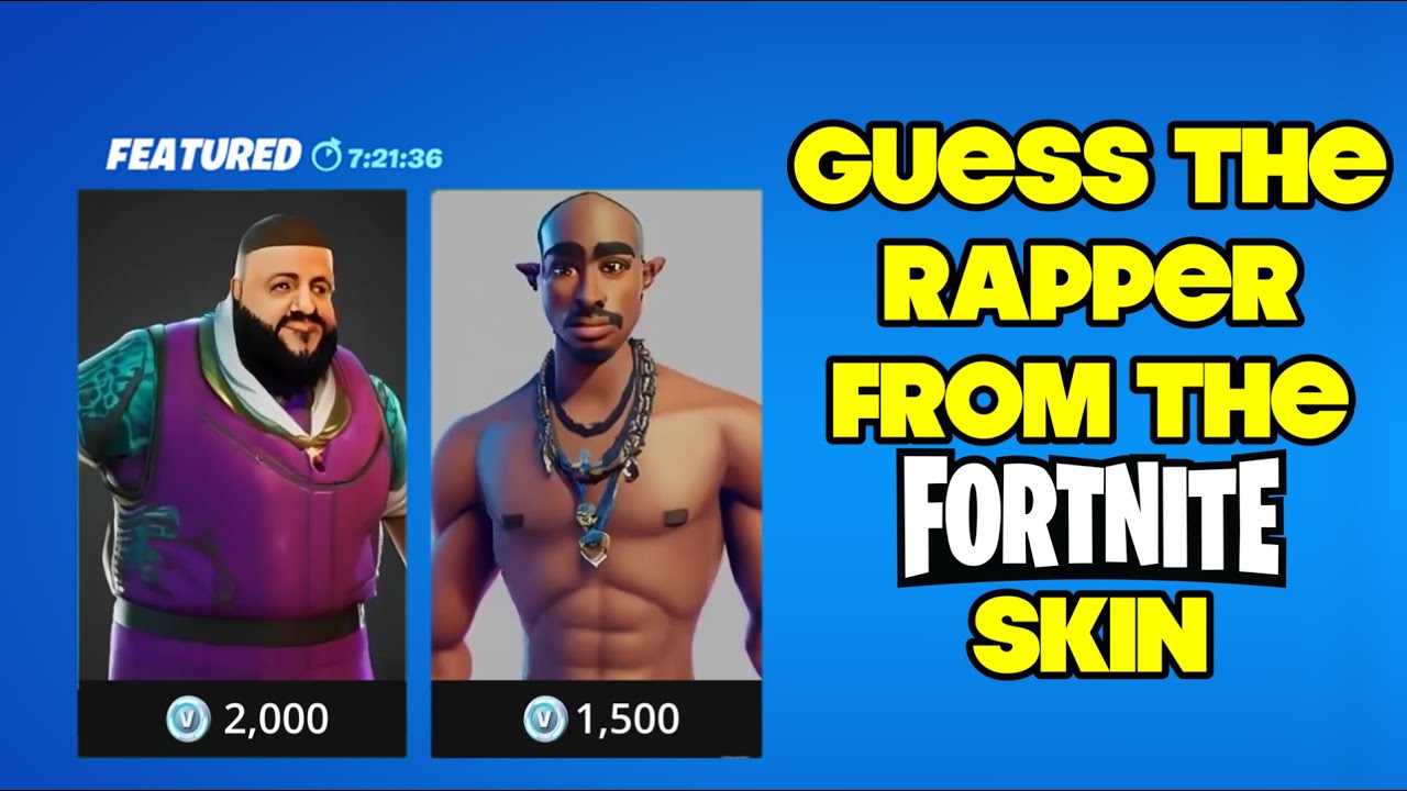 Guess The Rapper From The AI Fortnite Skin 2! - YouTube