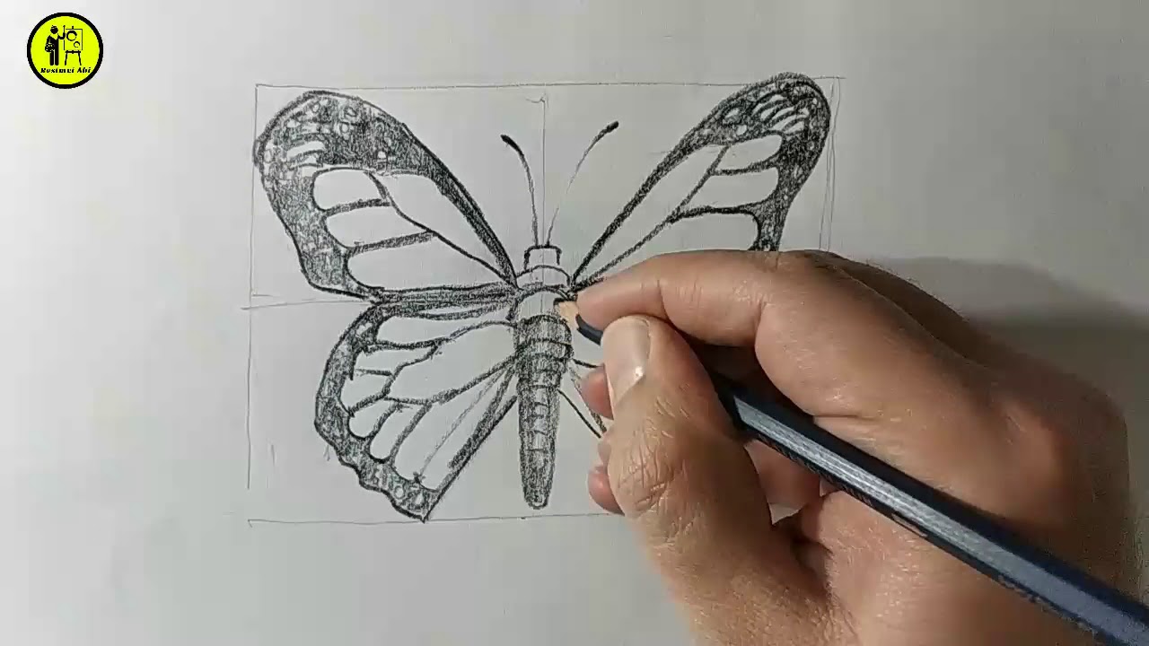 kelebek resmi nasıl çizilir