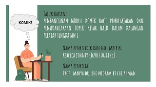 Pembentangan Laporan Projek Tahun Akhir (FYP) Pembentangan Laporan Projek Tahun Akhir (FYP)