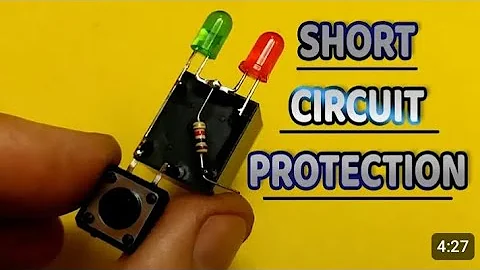 Short circuit protection using Relay