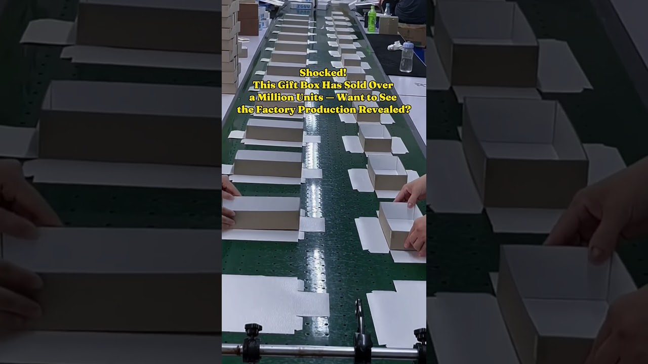 Packaging box processing 