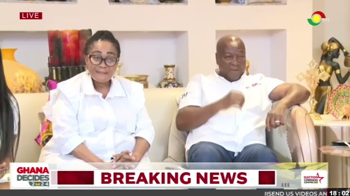 EC Chair Jean Mensa Officially declares John Mahama President-Elect