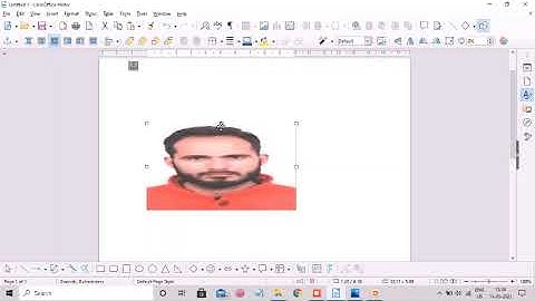 Resizing cropping images in libreoffice