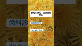 病院の室名 英語表現 No5Hospital Room Names