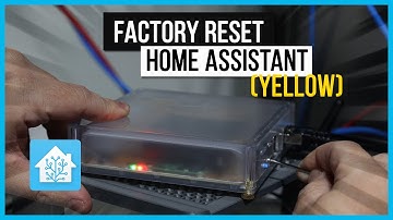 Factory Reset Home Assistant Yellow (Including With NVMe Storage)