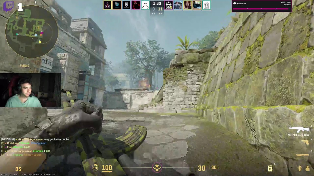 [HUN] CS2 est premiere rank:5.167 Faceit:lvl 4 !commands !dc