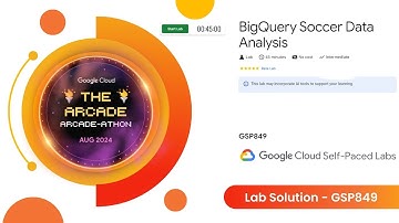 BigQuery Soccer Data Analysis Lab Solution || #GSP849 || The Arcade-athon || Free Google Goodies