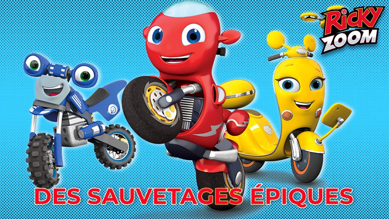 ⚡️Ricky Zoom Français⚡️| Des Sauvetages Épiques | Spécial D'une Heure | Dessins Animés Pour Enfants