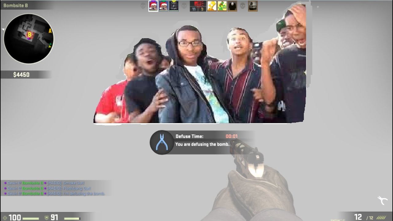 Supa Hot Ninja Defuse (CS:GO) - YouTube