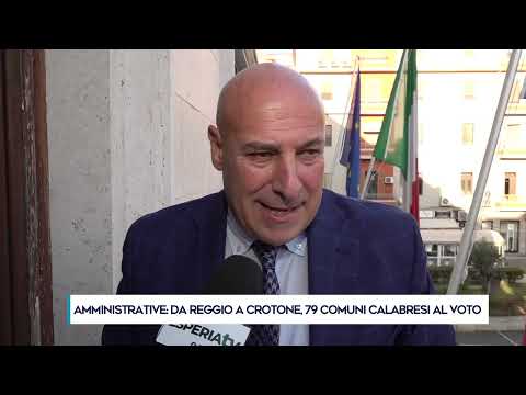 Video AMMINISTRATIVE: DA REGGIO A CROTONE, 79 COMUNI CALABRESI AL VOTO