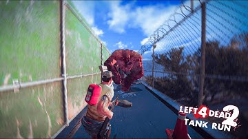 Tank Run de TANKS GIGANTES on DEAD CENTER (Solo, Expert) | Left 4 Dead 2