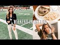 WORK WEEKEND IN MY LIFE: grwm/follow me around for a football game