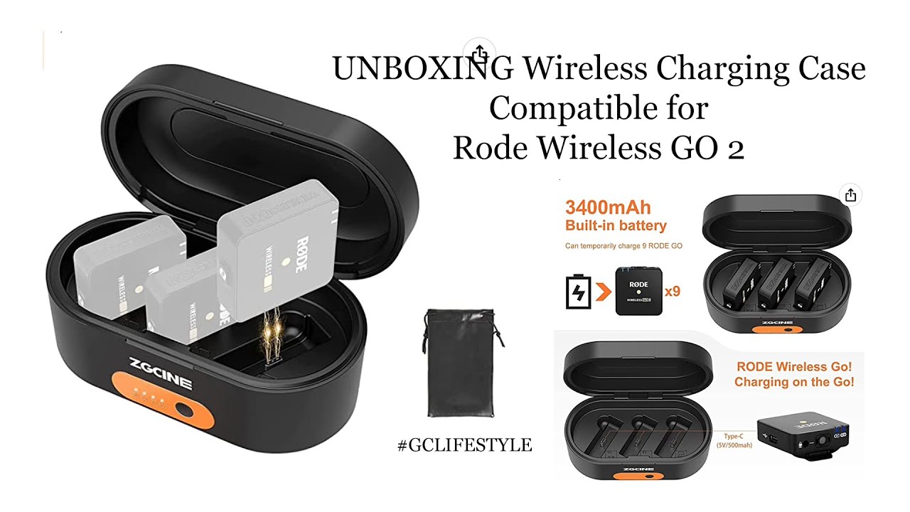 Rode Wireless Go 2 Charging Case Wireless Charging Case Compatible for  Rode Wireless GO Also
