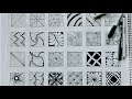 24 zentangle patterns  24 doodle patterns zentangle patterns mandala patterns