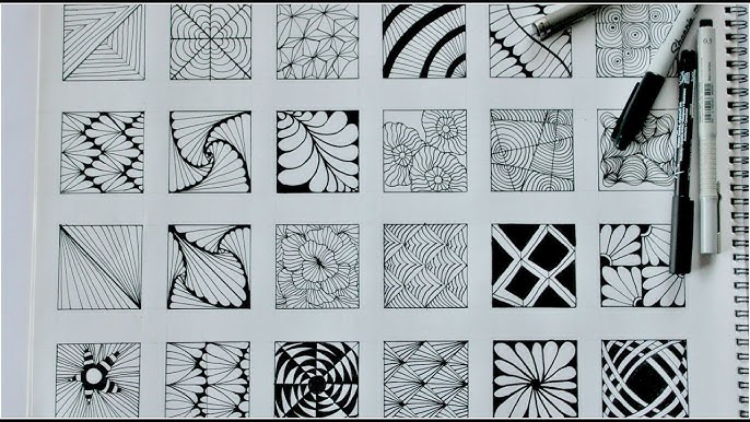 Zentangle Patterns - How-to 