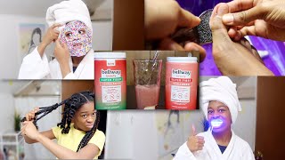 MAINTENANCE ROUTINE 2022| Natural Hair Care, Press Ons, DIY Pedicure, Bath Routine+ MORE