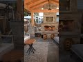 Rustic-Style Outdoor Living Room #shorts